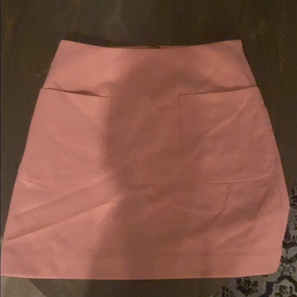 Loft pink short pencil skirt